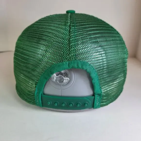 Vintage Philadelphia Eagles AJD Lucky Stripes Trucker Hat Snapback USA